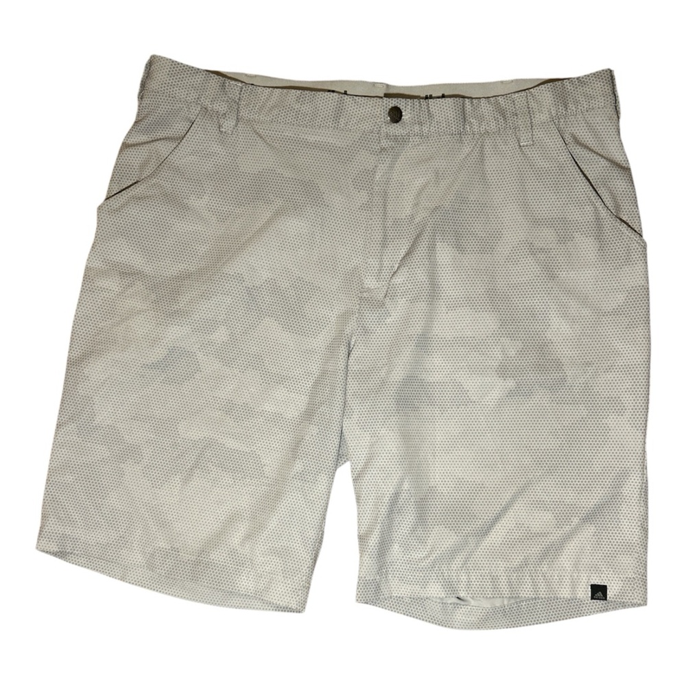 Adidas Ultimate 365 Men’s Light Gray Camo Golf Shorts Size 40 inseam 10” 4 pocks